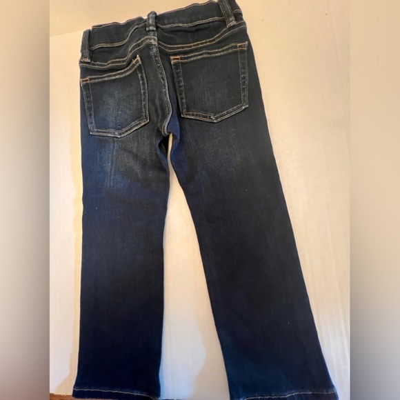 J. CREW -  BOYS CREW CUT SLIM JEANS SIZE 4 DARK DENIM - Picture 4 of 7